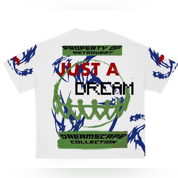 Retrovert Just Dream T-shirts White - Picture 3 of 4
